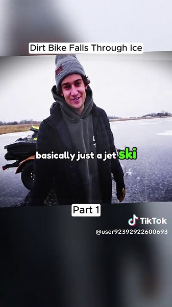 Dirt Bike Falls Through Ice: A Thrilling Adventure
