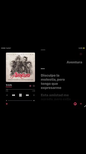 Te Invito a Aventura: Canciones With Lyrics
