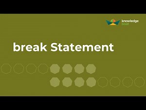break Statement | ICSE Computer Applications | Java & BlueJ