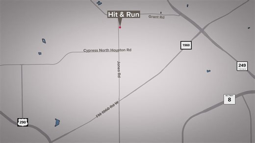 Deputies searching for hit-and-run driver after 2 people struck in NW Harris County, sheriff says