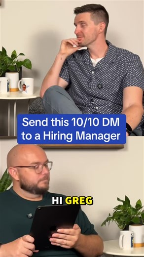 Greg Langstaff on Instagram: "Perfect networking outreach in 3 sentences. Follow this exact formula and the interviews will be rolling in. #networking #jobsearch #career"