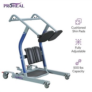 ProHeal Premium Stand Assist Lift with Adjustable Base- Sit to Stand Standing Transfer Lift - Fall Prevention Patient Transfer Lifter - 500lb Capacity