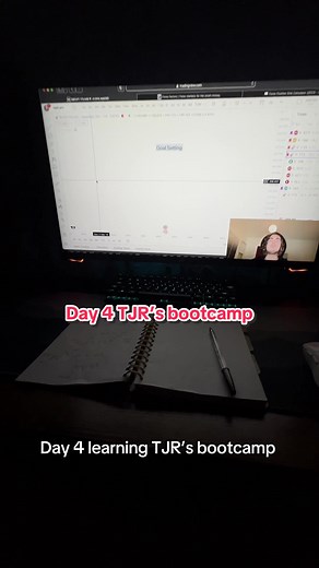 Day 4 studying TJR’s Bootcamp #tradingview #freedom #TJR #bootcamp @TJR