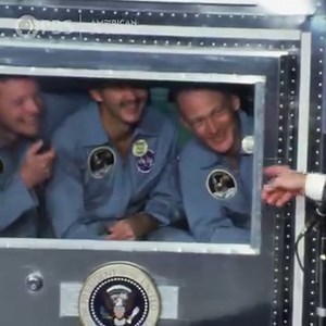 1.5M views · 343 reactions | When the Apollo 11 crew splashed down on July 24, 1969, they began three weeks of quarantine, in the event they carried back deadly germs from the lunar surface. | American Experience | PBS | Facebook