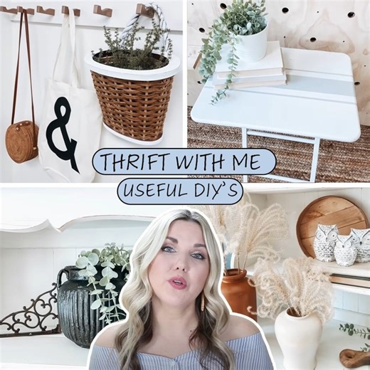 Thrift With Me: 10 Farmhouse DIYs | Liz Fenwick DIY