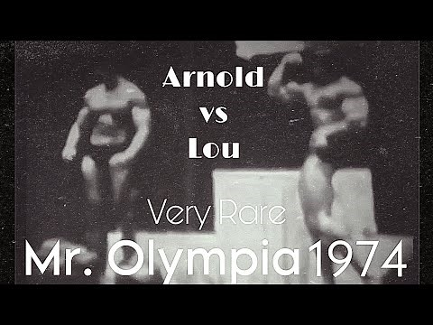 Mr. Olympia 1974 Arnold Schwarzenegger Peak | Very Rare Arnold Schwarzenegger Video | Arnold vs Lou
