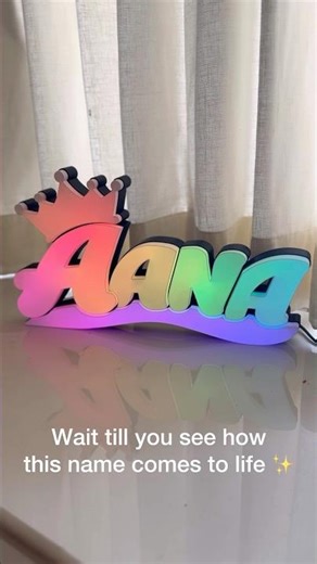 Custom 3D LED Name Board Making Process 💡 | Satisfying Build