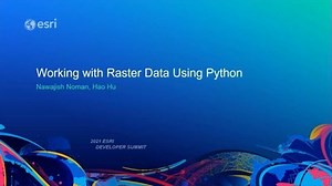 Working with Raster Data Using Python
