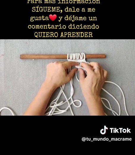 macramé paso a paso tutorial aprende desde casa #tutorialmacrame #macramepasoapaso #macramé #decoraciondelhogar #bricolajeencasa #bricolage #decoracion #macramecomunity #nudosimple #macramemovement #macrameplanthanger #macramemakers #macramepasoapaso #bricolajefacil #manualidadesencasa #manualidadesfaciles #macrame #macramelove