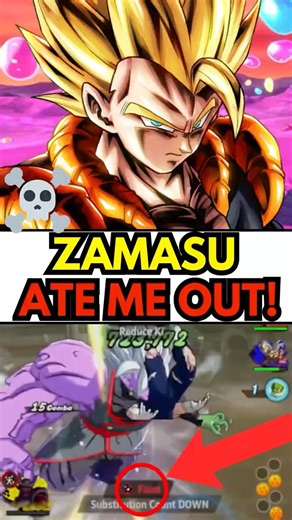 ☠️I Used LF Gogeta VS ULTRA Zamasu! HE VIOLATED ME! (Dragon Ball Legends) #dbl #dblegends