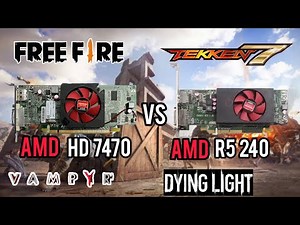 AMD HD 7470 1GB VS AMD R5 240 1GB | Who Is Good For Gaming