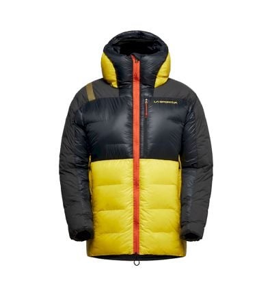 Down Jacket La Sportiva Olympus Tech Down Parka (Black/Yellow) Men - Alpinstore
