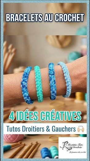 Crée tes propres bracelets au crochet ! Tuto Droitier & Gaucher #crochet #diy