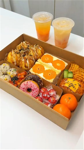 Make a Giant Bento box for my bestie to go on spring picnic #asmr #bentobox #picnic