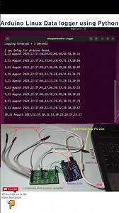 DIY Arduino CSV Linux datalogging system using Python #python #coding #arduino #datalogger #csv
