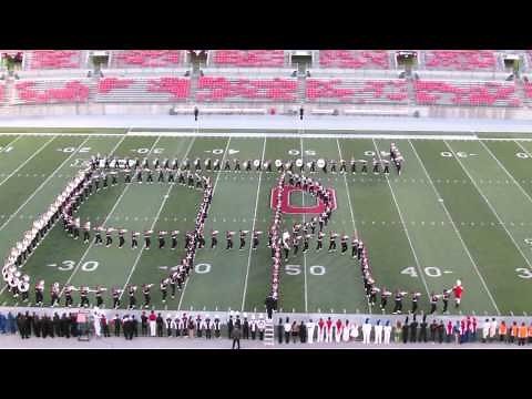 Ohio State Marching Band Script Ohio at Buckeye Invitational Great Sound 10 12 2013 from C Deck