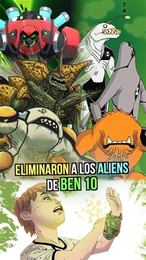 Cambiaron a los aliens originales de Ben 10 #ben10 #ben10alienforce #bentennyson