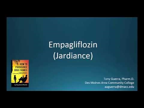 (CC) How to Pronounce empagliflozin (Jardiance) Backbuilding Pharmacology