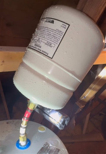Another expansion tank replacement #plumbing #plumber #waterheater #thermalexpansion #diy