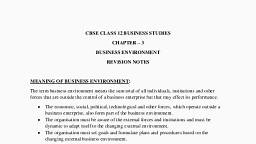 BST-Chapter-3-Business-Environment-Notes (1).pdf - Business Environment - Notes - Teachmint