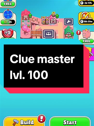 Clue Master lvl. 100 #fyp #gaming #dailychallenge #cluemaster #game