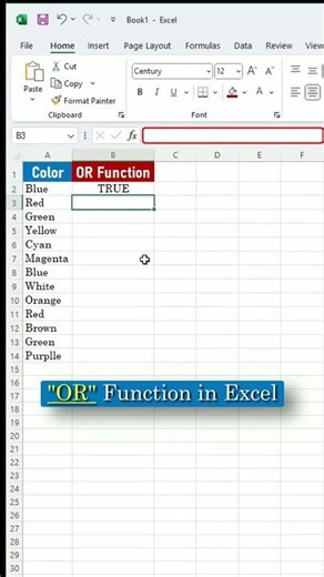 How To Use OR Function In Excel | Check Multiple Conditions (True/False Formula) | Excel Tutoring