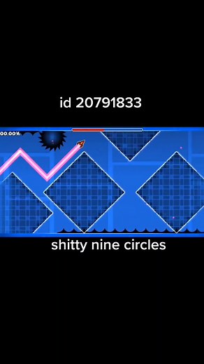 Прохождение Nine Circles в Geometry Dash