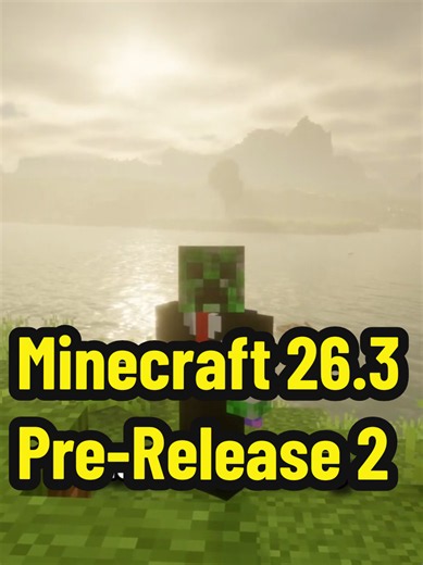 Minecraft Java Edition - 26.3 Pre-Release 2 Quick Showcase: More Fixes! #minecraft #minecraftnews #minecraftjava #gaming #fyp