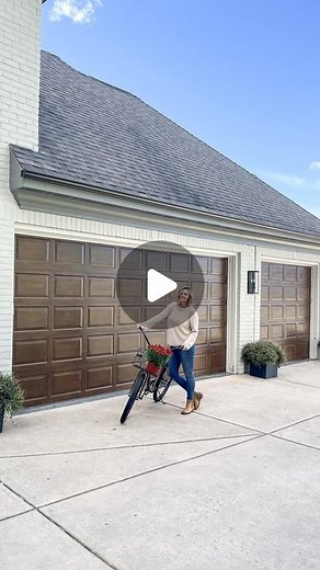 Jennifer Gizzi on Instagram: "Reminiscing about past summer projects… This one definitely is at the top of the list 😎 What’s your coolest project to date? Search “garage door” on the blog for the full tutorial!"