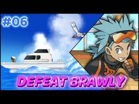 Pokemon Omega Ruby Part 6 | Defeat Brawly Dewford Gym