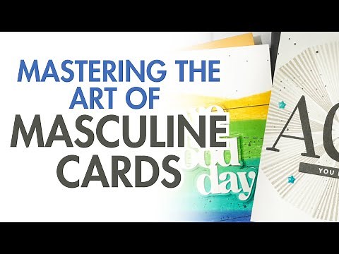 Two Fun, Masculine Card Designs Perfect for Any Occasion!