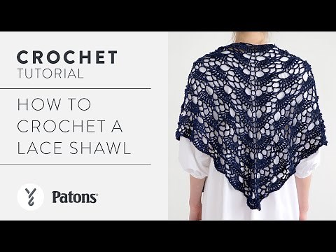 Crochet Lace Shawl Pattern Tutorial | Make The Gorgeous Yes Yes Shawl!