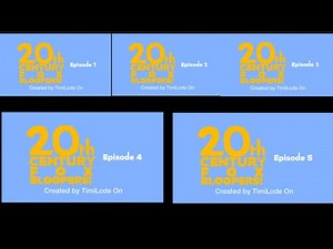 20th century fox bloopers! All episodes (1-5 playing at the same time)