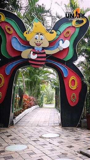 A giant statue. Tiny butterflies. And a heart big enough for both. 🦋 At the Butterfly Garden, the Statue of Unity celebrates every form of life — where even the smallest wings are protected, nurtured, and cherished. #ButterflyGarden #StatueOfUnity #EktaNagar #NatureAtSOU #ColoursOfNature #UnityWithNature #150YearsOfSardarPatel | Statue of Unity