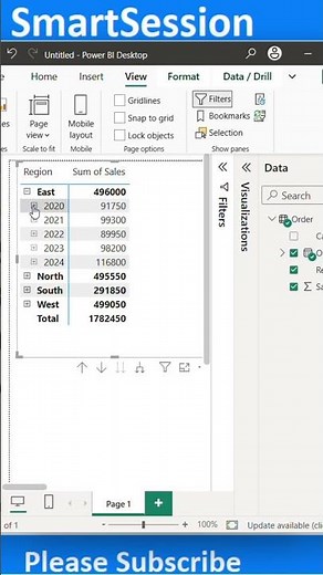 Power BI Matrix: Visualizing Multi-Dimensional Data #powerbitutorialforbeginners #dataanlysis