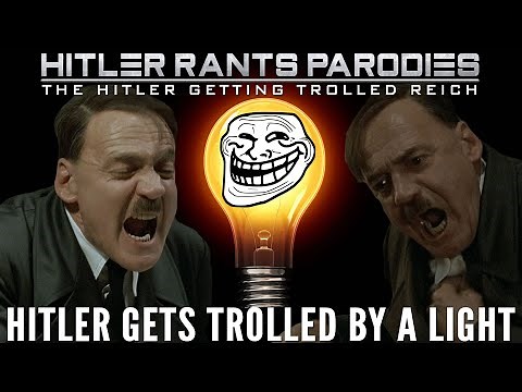 Hitler gets trolled by a light