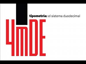 Tipometría: El sistema duodecimal