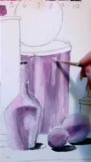 Monochromatic Acrylic Painting Short 5