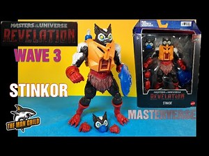 MASTERS OF THE UNIVERSE "REVELATION" Wave 3 (MASTERVERSE) STINKOR Figure REVIEW!