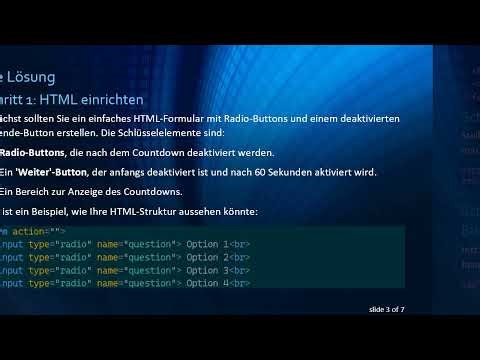 Wie man Eingabetyp Deaktiviert und Button Nach Einer Bestimmten Zeit mit JavaScript und jQuery Akti