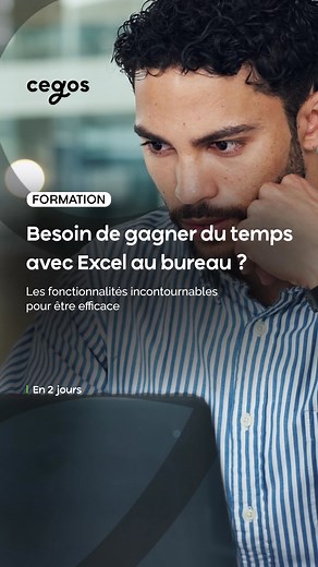 Acquérir une utilisation efficace et judicieuse d'Excel | Cegos