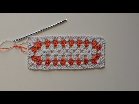 How to crochet a rectangle of any size and measurement | Tutorial