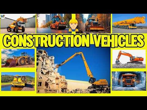 Learn Construction Vehicles | Names & Fun Facts of Heavy Machines