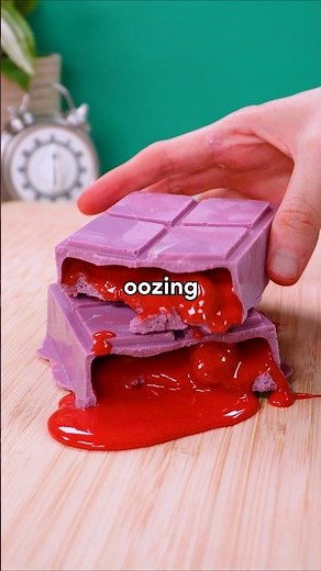 Making EDIBLE SLIME in a chocolate bar?!