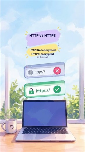 What that 🔒 HTTPS means in your browser? #TechFacts #CyberSecurity #InternetSafety #TechForStudents