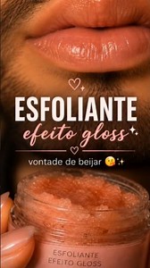 ✨ DIY: Esfoliante Labial com Efeito Gloss Caseiro ✨👄 | Studio Lisa