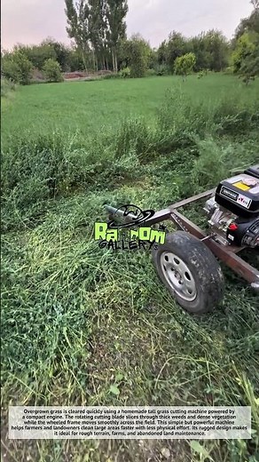 Homemade Tall Grass Cutting Machine Works Amazingly 🌿🚜