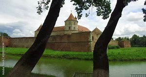Fortress Fagaras, the largest defense fortress in Romania. The fortress that has never been conquered.