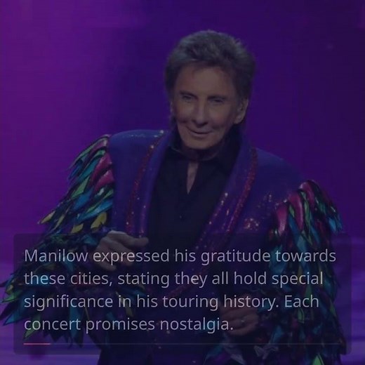 Barry Manilow's Heartfelt Farewell Tour Announced!