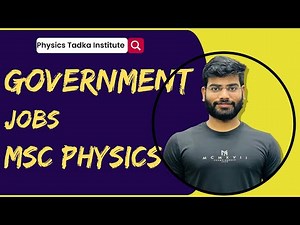 Govt jobs after Msc physics|Career option after Msc physics| Three category of govt jobs